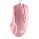 Комп'ютерна миша Onikuma CW905 Pink оптична провідна 6400 dpi для ігор та роботи - зображення 1