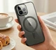 Чохол силіконовий Ductil Metallic Edge із MagSafe для iPhone 14 захист камери чорний - зображення 7