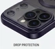 Чехол силиконовый Ductil Metallic Edge с MagSafe для iPhone 17 Pro защита камеры черный - изображение 4