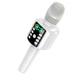 Мікрофон Hoco L24 Shine 5 Вт 1200 мАг Bluetooth USB білий для караоке та вечірок - зображення 1