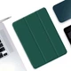 Чехол-книжка Smart Case силиконовый для iPad 10 10.9 2022 iPad 11 11 2025 защитный темно-зеленый с подставкой - изображение 8
