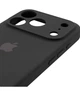 Чехол силиконовый Silicone Case Square для iPhone 17 Pro Max защита камеры черный - изображение 7