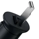 Держатель для смартфона Baseus Metal Age 2 гравитационный для дефлектора 4.7-7 дюймов темно-серый металл и пластик - изображение 5