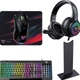 Игровой комплект Onikuma TZ5006 Black гарнитура клавиатура мышь RGB USB проводное для геймеров - изображение 1