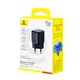 Зарядное устройство Baseus PicoGo GaN 45W Черное USB Type-C Fast Charge - изображение 2