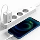 Мережевий зарядний пристрій Baseus 20W USB Type-C білий 88x43x26 мм для швидкого заряджання мобільних пристроїв. - зображення 8