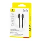 Кабель Baseus Silky Series Type-C to Lightning 20W 1 м черный для быстрой зарядки и передачи данных - изображение 2