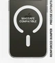 Чехол силиконовый Ductil Metallic Edge с MagSafe для iPhone 17 Pro защита камеры серебряный - изображение 6