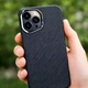 Чохол накладка Luxo Free Air CarBon з MagSafe для iPhone 17 чорний протиударний із захистом камери - зображення 7