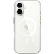 Прозорий силіконовий чохол Clear Case із MagSafe для iPhone 17 захист камери білий - зображення 1