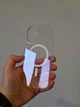 Прозорий силіконовий чохол Clear Case із MagSafe для iPhone 17 захист камери білий - зображення 2