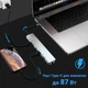 Мультифункциональный USB Type-C хаб Addap MH-04, 8 в 1: HDMI/HDTV + PD + USB C + SD + TF + RJ45 - изображение 8