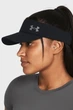 Жіночий чорний козирок W Iso-chill Launch Visor Under Armour OSFM 1383480-001 - изображение 2