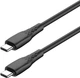 Кабель Colorway Type-C - Type-C (textured PVC) (PD Fast Charging 60W) 3А 1м Black (CW-CBPDCC094-BK) - изображение 2