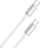 Кабель Colorway Type-C - Type-C (zinc alloy braided) (PD Fast Charging 100W) 5А 1м White (CW-CBPDCC098-WT) - зображення 2