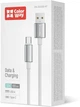 Кабель Colorway USB - Type-C (zinc alloy braided) 3А 1м White (CW-CBUC098-WT) - изображение 5