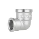 Кутник латунний перехідний Thermo Alliance Forte 3/4" × 1/2" ВВ, посилений, нікельований, PN40 - зображення 1