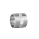 Ніпель латунний Thermo Alliance Forte 1 1/2" НН, посилений, нікельований, PN40 - зображення 1