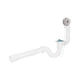 Сифон для ванны Lidz (WHI) 60 03 V001 00 прямоточный (выход 50 мм) - изображение 1