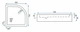 Душовий піддон REA LOOK 80x100 L WHITE - изображение 3