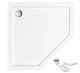 Душовий піддон REA DIAMOND 90x90 WHITE - изображение 1