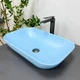 Умивальник (раковина) VBI AVEZZANO BLUE MATT накладний - изображение 1