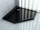 Душовий піддон REA DIAMOND 90x90 BLACK - изображение 3