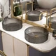 Умивальник (раковина) REA CRISTAL 39 GREY накладний - изображение 2