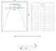Душовий піддон REA BAZALT 80x100 CARRARA WHITE - изображение 7