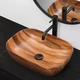 Умивальник (раковина) REA BELINDA WOOD MATT накладний * - изображение 4