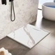 Душовий піддон REA BAZALT 90x90 CARRARA WHITE - изображение 2