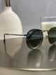 Сонцезахисні окуляри Ray-Ban RB3447 004 Round Metal Gunmetal/Green - зображення 3