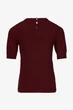 Футболка трикотажная однотонная женская On me 12030 One Size Бордовый shop (2000991003613) - изображение 3