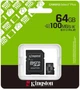 Карта пам’яті Kingston MicroSDXC 64GB Canvas Select Plus Gen3 100MB/s A1 з SD-адаптером (6788) - зображення 5