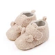 Детские пинетки "Cozies Teddy" с липучкой и нескользящей подошвой (длина стельки 13 см) (12-18 месяцев) бежевые (KS1074) - изображение 1