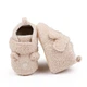 Детские пинетки "Cozies Teddy" с липучкой и нескользящей подошвой (длина стельки 13 см) (12-18 месяцев) бежевые (KS1074) - изображение 5