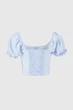 Блуза однотонная женская 2421 XS Голубой (2000990614322A) shop (2000990614322) - изображение 8