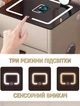 Розумна тумба 4 в 1 Idea 02-QYJXF з сейфом, підсвічуванням, бездротовою зарядкою, Bluetooth колонкою Білий - зображення 7