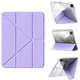 Чохол iPad Pro 11" 2024-2025 M4/M5 Acrylic Transformer Clear Frame Pen Slot lilac - изображение 2