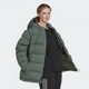 Жіноча пухова куртка Helionic Sportswear з капюшоном HE1460 зелений 4XL - изображение 4