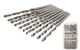 Свердло для металу MASTERTOOL HSS 3,2х65 мм WHITE 10-1032 - изображение 1