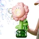 Мильні бульбашки Flower Bubble Machine BJC-5A(Bunny-Pink) зі світлом - изображение 4