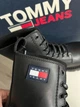 Чоловічі чоботи Tommy Hilfiger чорні шкіряні на шнурівці EU40 - изображение 3