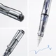 Ручка чорнильна LAMY Vista прозора M T10 сині чорнила (4000088) - зображення 4