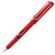 Ручка чорнильна LAMY safari червона F чорнила T10 сині (4000181) - зображення 1