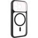 Чехол TPU+PC GETMAN Moon Clear with Magnetic Safe для Apple iPhone 14 Pro Max (6.7") Black - изображение 1