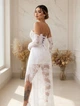Корсетное кружевное белое платье FirstWoman S белый 43462936 - изображение 3