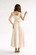 Элегантное коктейльное платье до щиколотки FashionYouWant M молочный 43445141 - изображение 4
