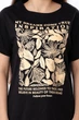 Женская футболка свободного кроя Трикотажный край 8127-001-33 черный 42 - изображение 4