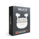 Наушники Bluetooth WALKER WTS-60 ENC white беспроводные TWS с шумоподавлением и микрофоном - изображение 3